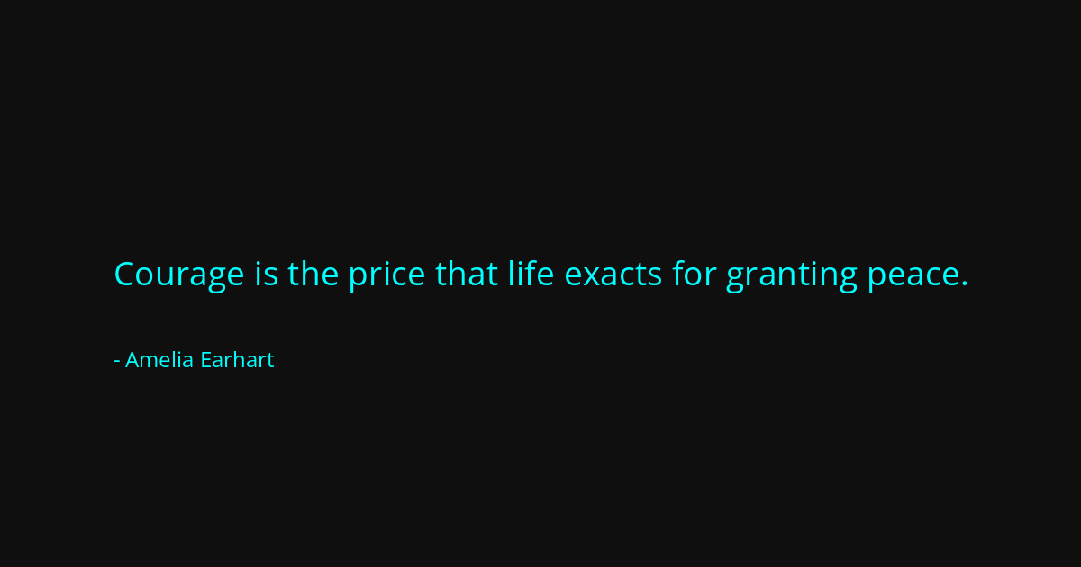 Quote by Amelia Earhart