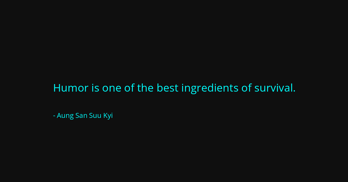 Quote by Aung San Suu Kyi