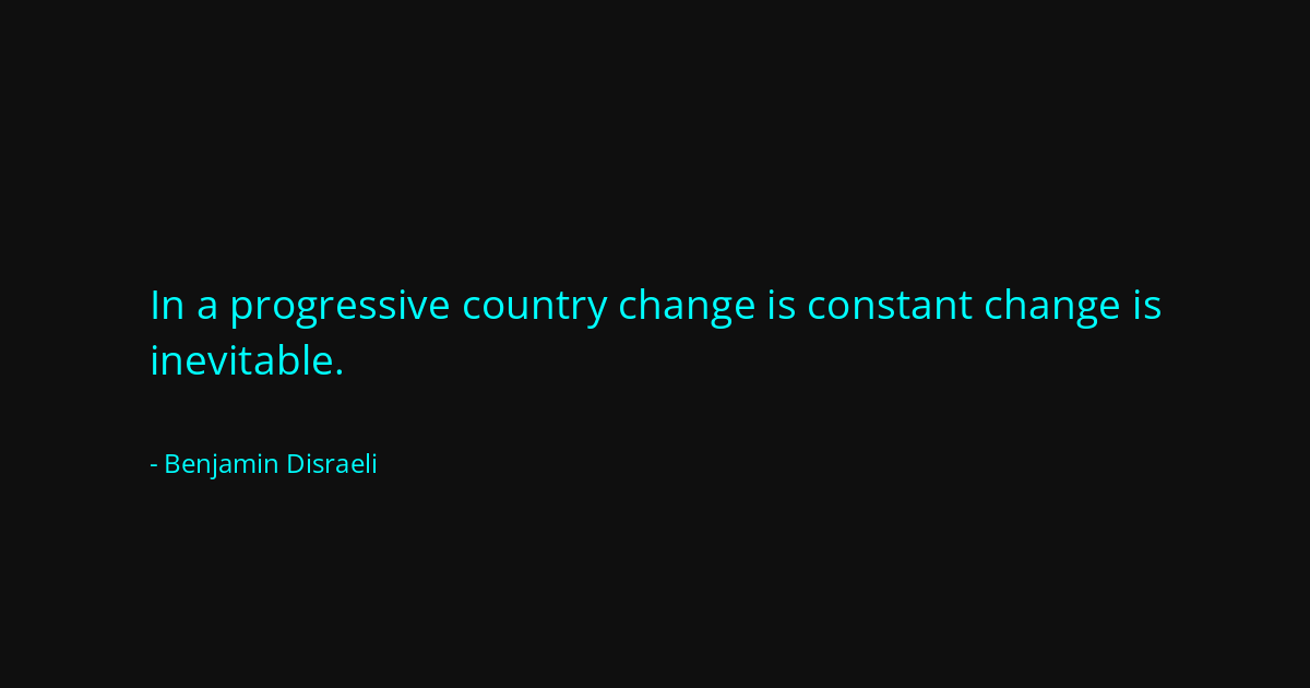 Quote by Benjamin Disraeli