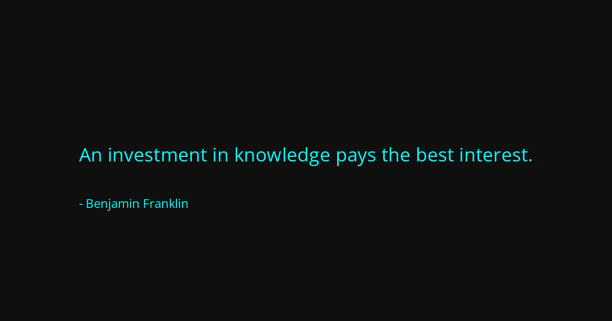 Quote by Benjamin Franklin