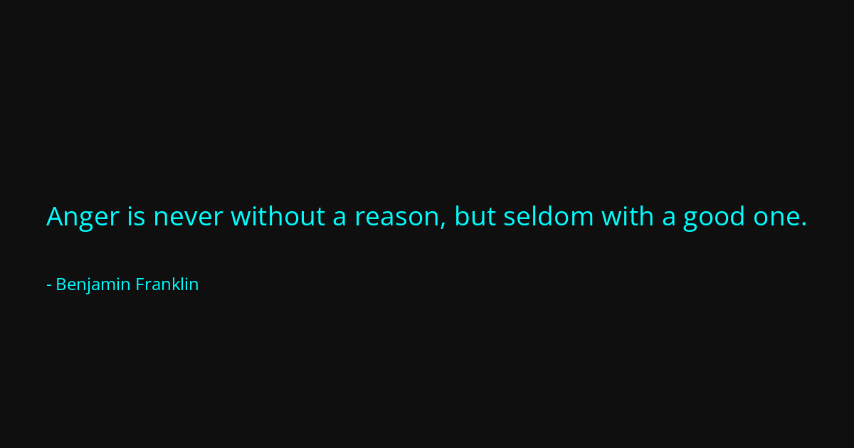 Quote by Benjamin Franklin