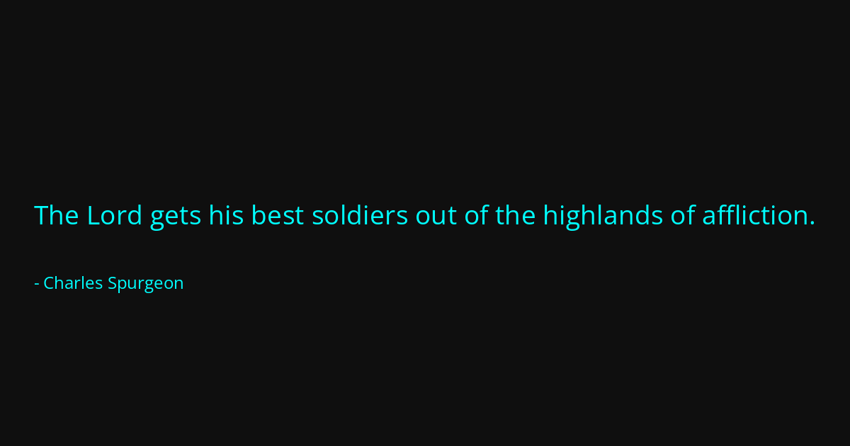 Quote by Charles Spurgeon