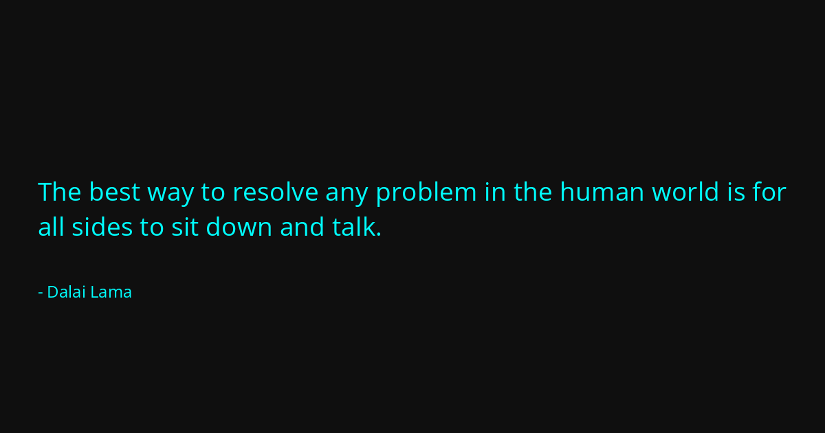 Quote by Dalai Lama