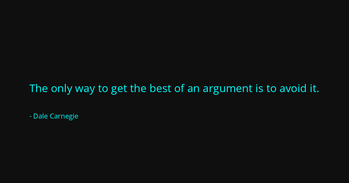 Quote by Dale Carnegie