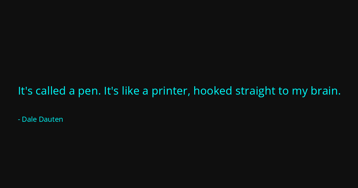 Quote by Dale Dauten