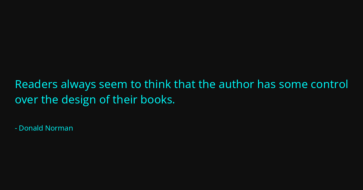 Quote by Donald Norman