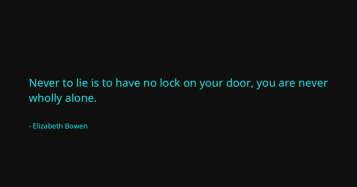 Quote by Elizabeth Bowen