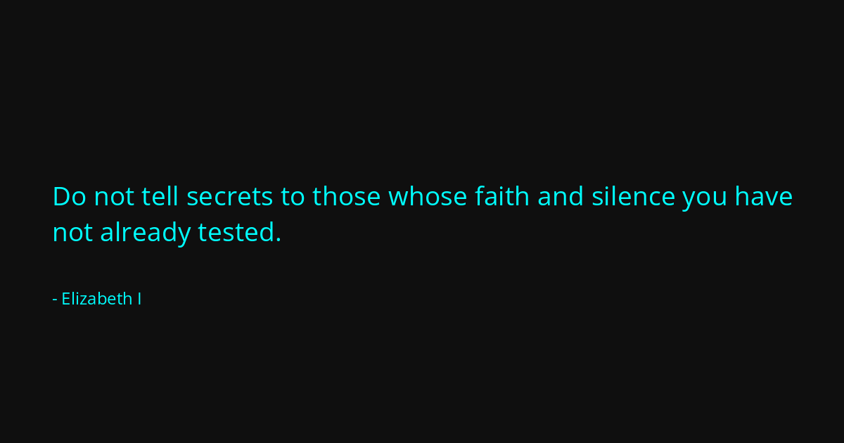 Quote by Elizabeth I