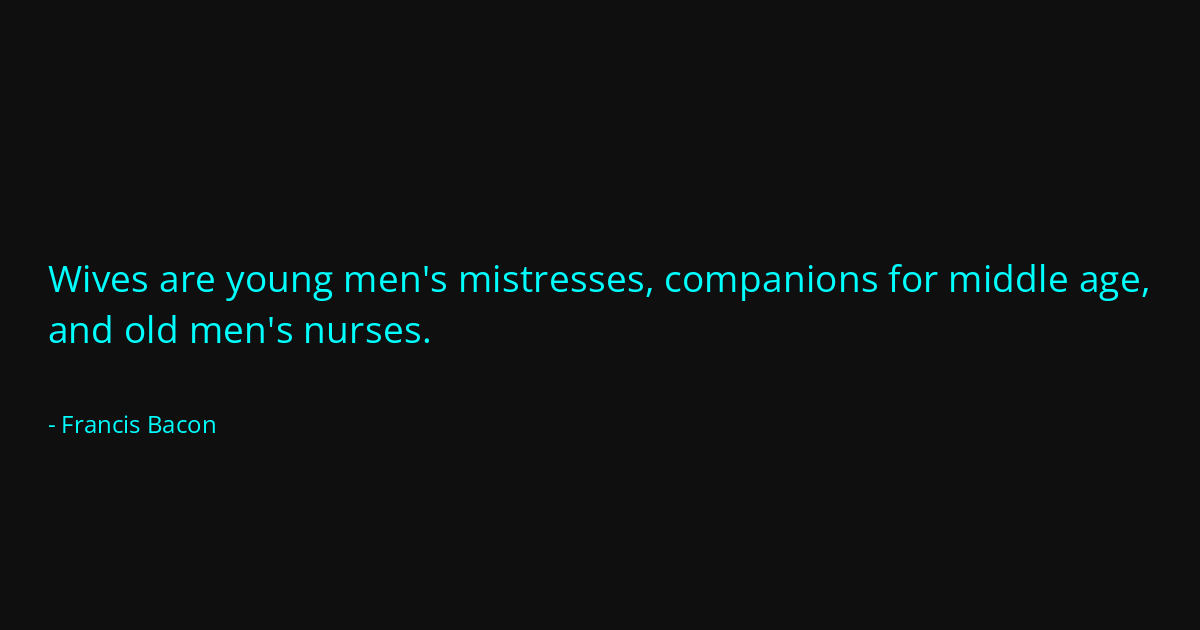 Quote by Francis Bacon