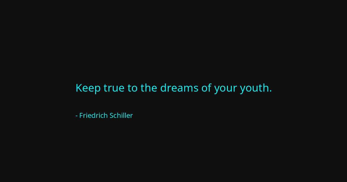 Quote by Friedrich Schiller