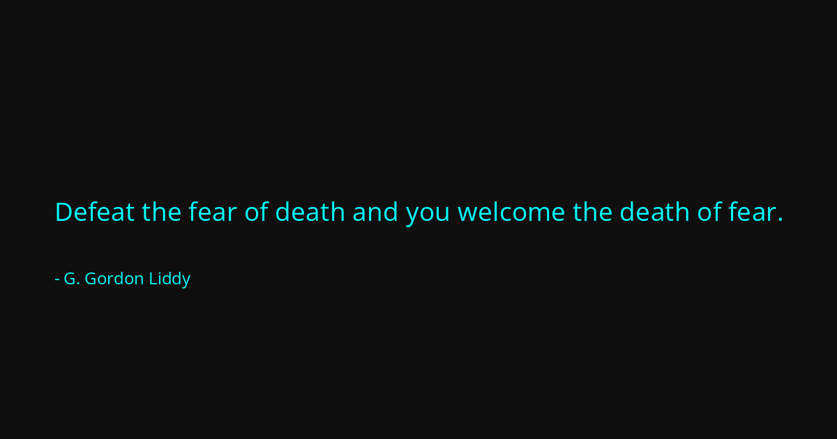 Quote by G. Gordon Liddy