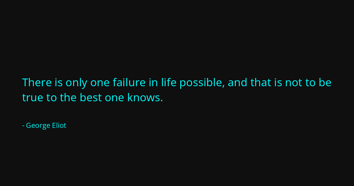 Quote by George Eliot