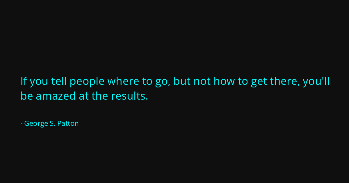 Quote by George S. Patton