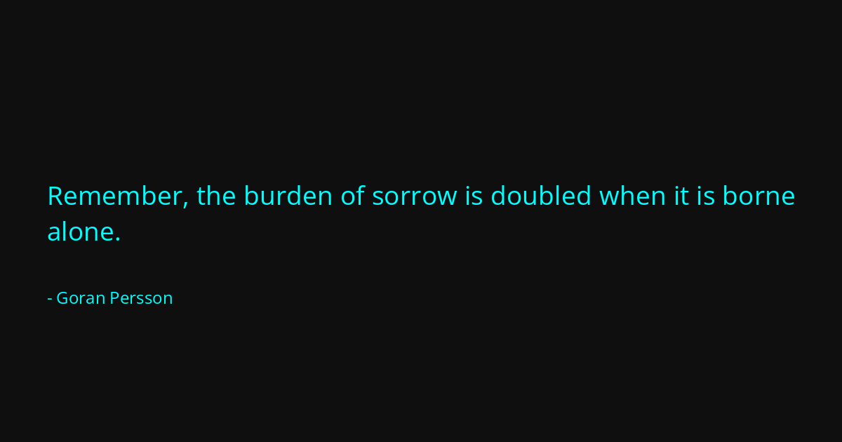 Quote by Goran Persson