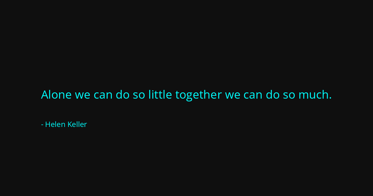 Quote by Helen Keller