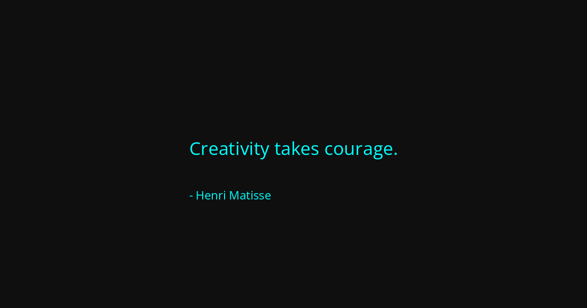 Quote by Henri Matisse