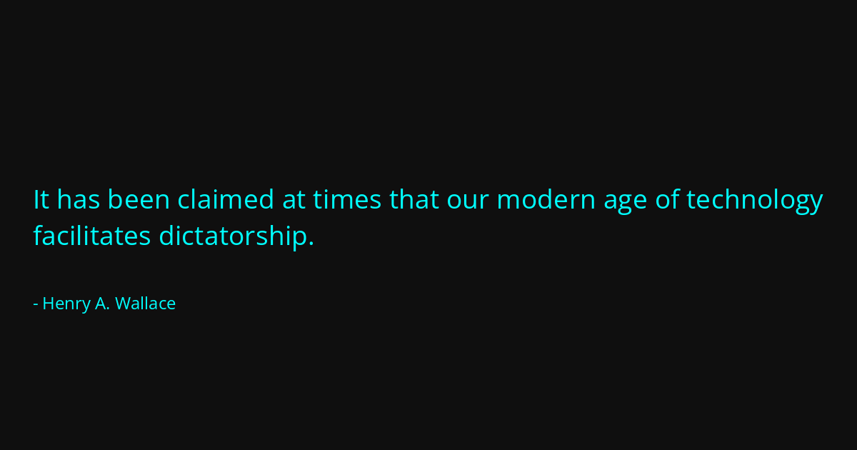 Quote by Henry A. Wallace