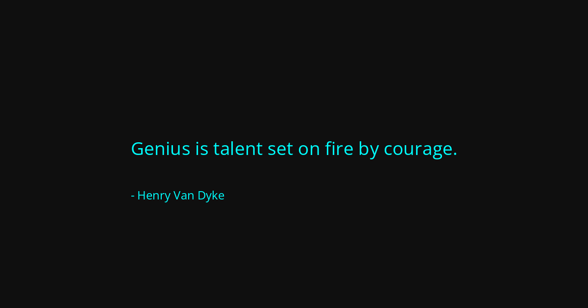 Quote by Henry Van Dyke