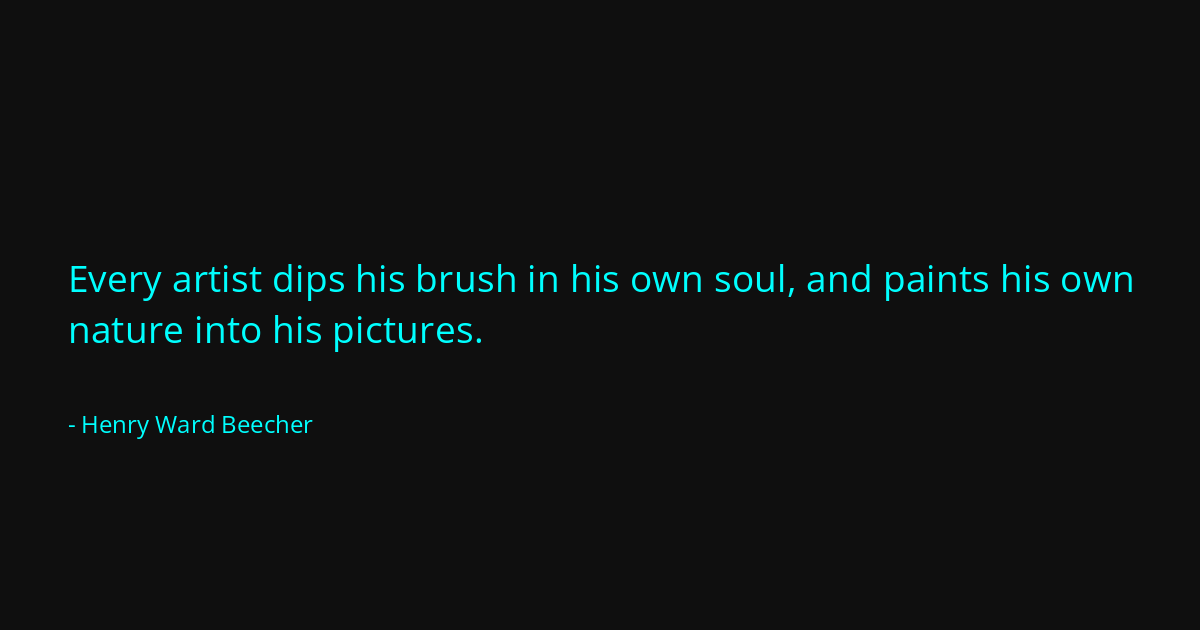 Quote by Henry Ward Beecher