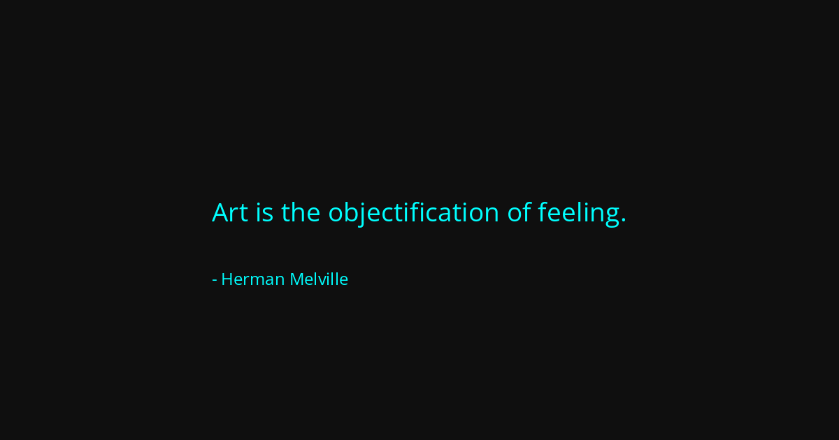 Quote by Herman Melville
