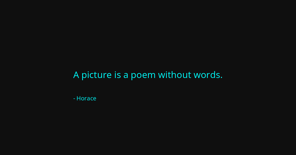 Quote by Horace
