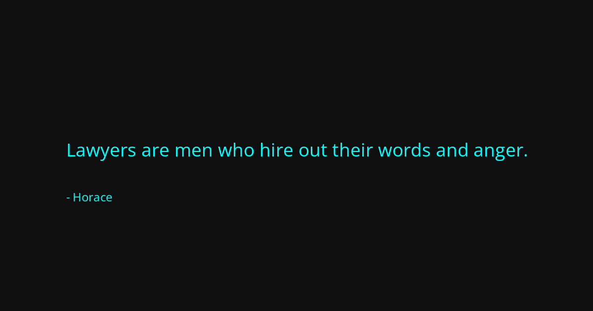 Quote by Horace