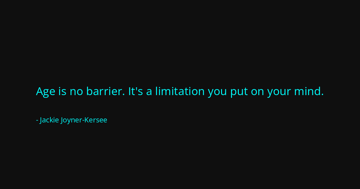Quote by Jackie Joyner-Kersee
