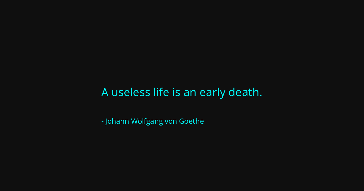 Quote by Johann Wolfgang von Goethe
