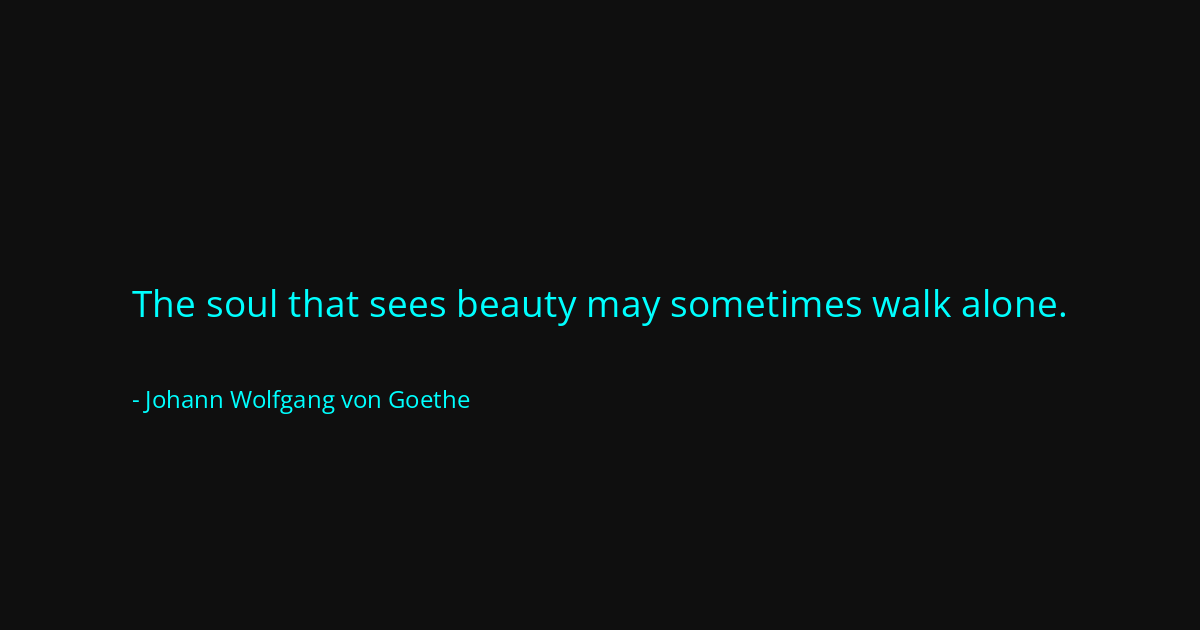 Quote by Johann Wolfgang von Goethe