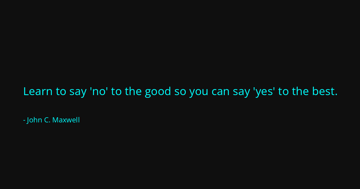 Quote by John C. Maxwell