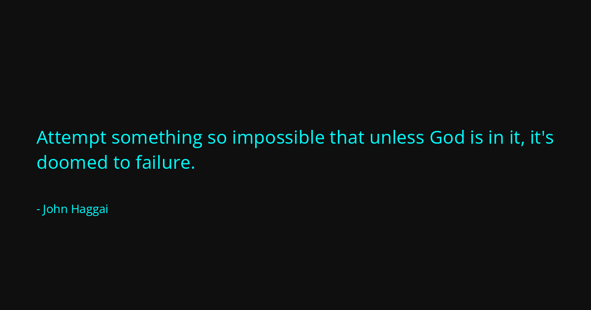 Quote by John Haggai