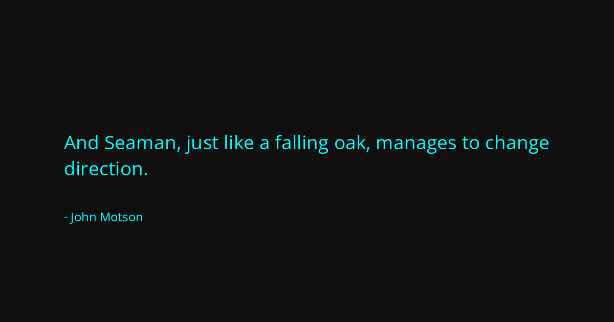 Quote by John Motson