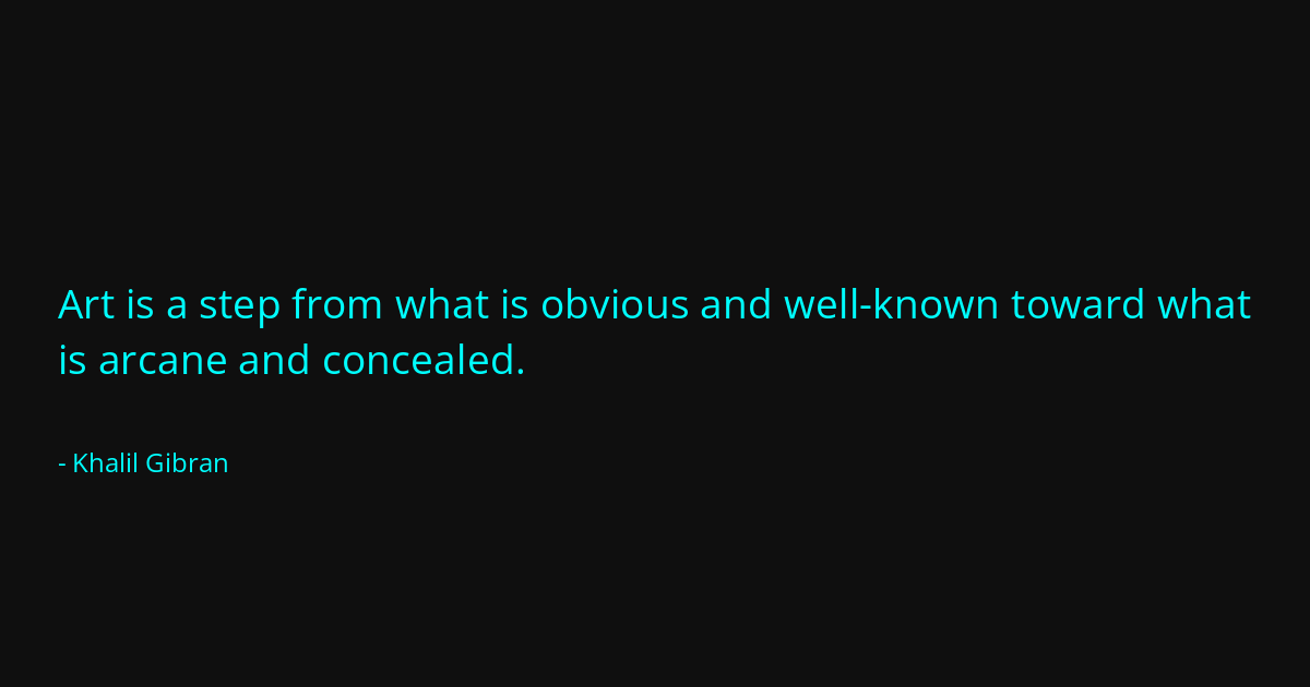 Quote by Khalil Gibran