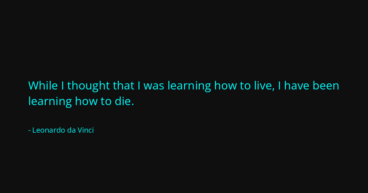 Quote by Leonardo da Vinci