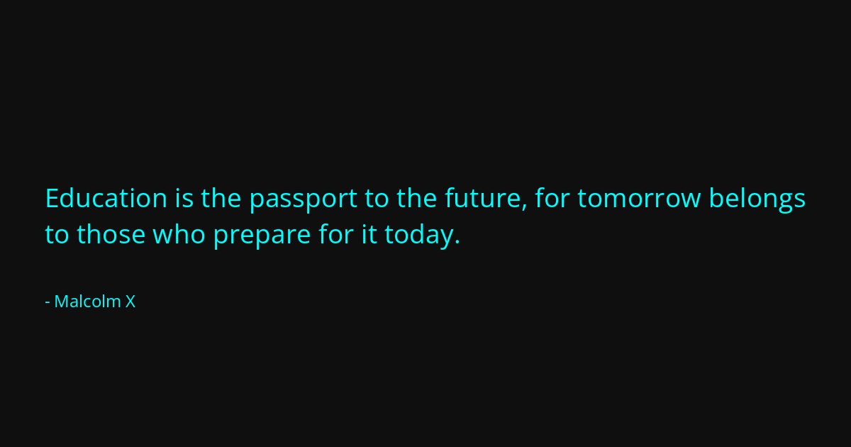 Quote by Malcolm X