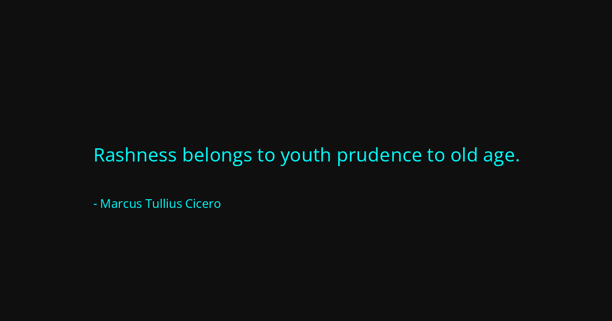 Quote by Marcus Tullius Cicero
