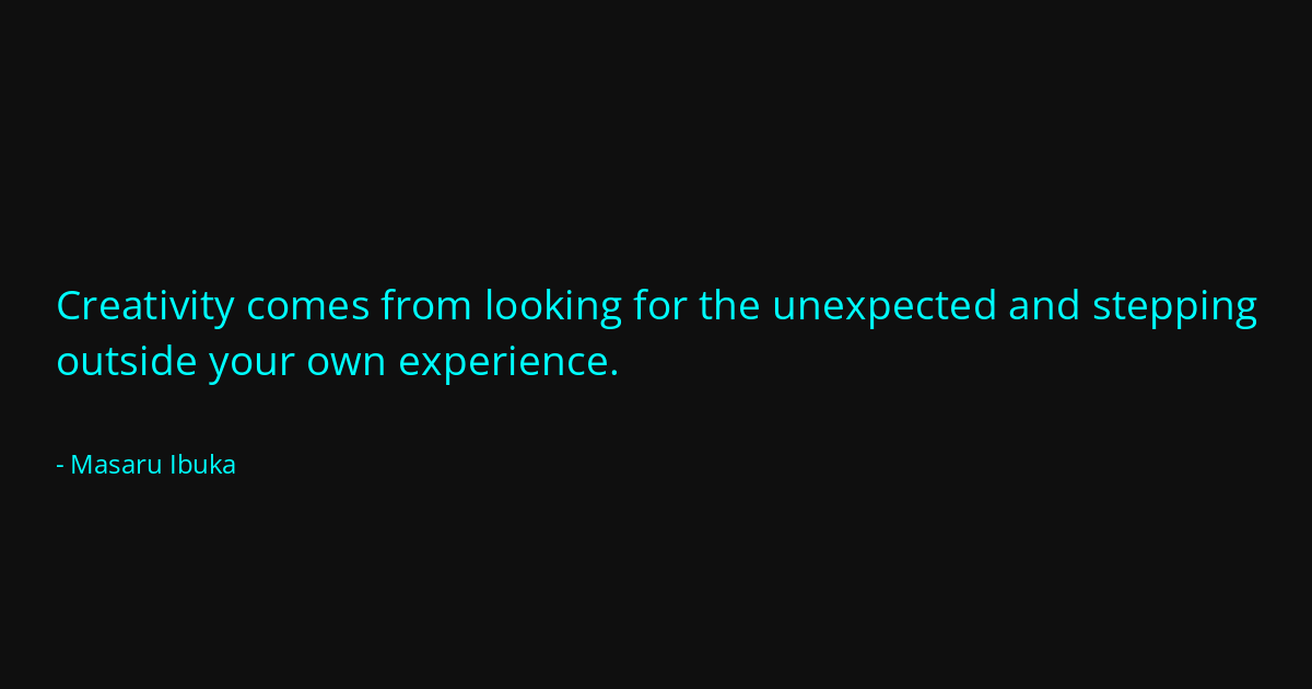 Quote by Masaru Ibuka