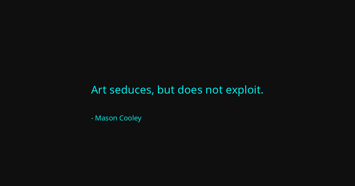 Quote by Mason Cooley