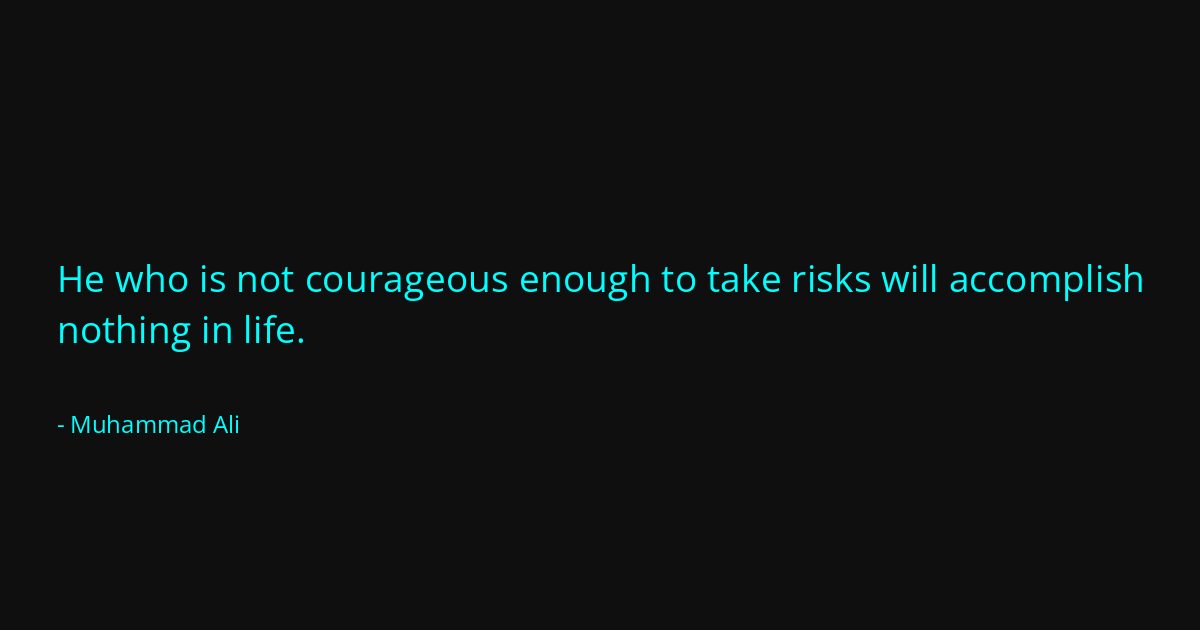 Quote by Muhammad Ali