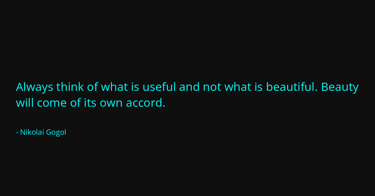 Quote by Nikolai Gogol