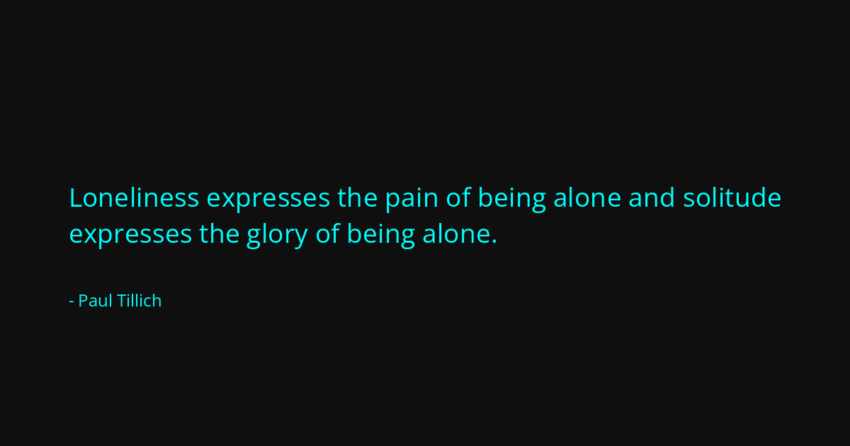 Quote by Paul Tillich