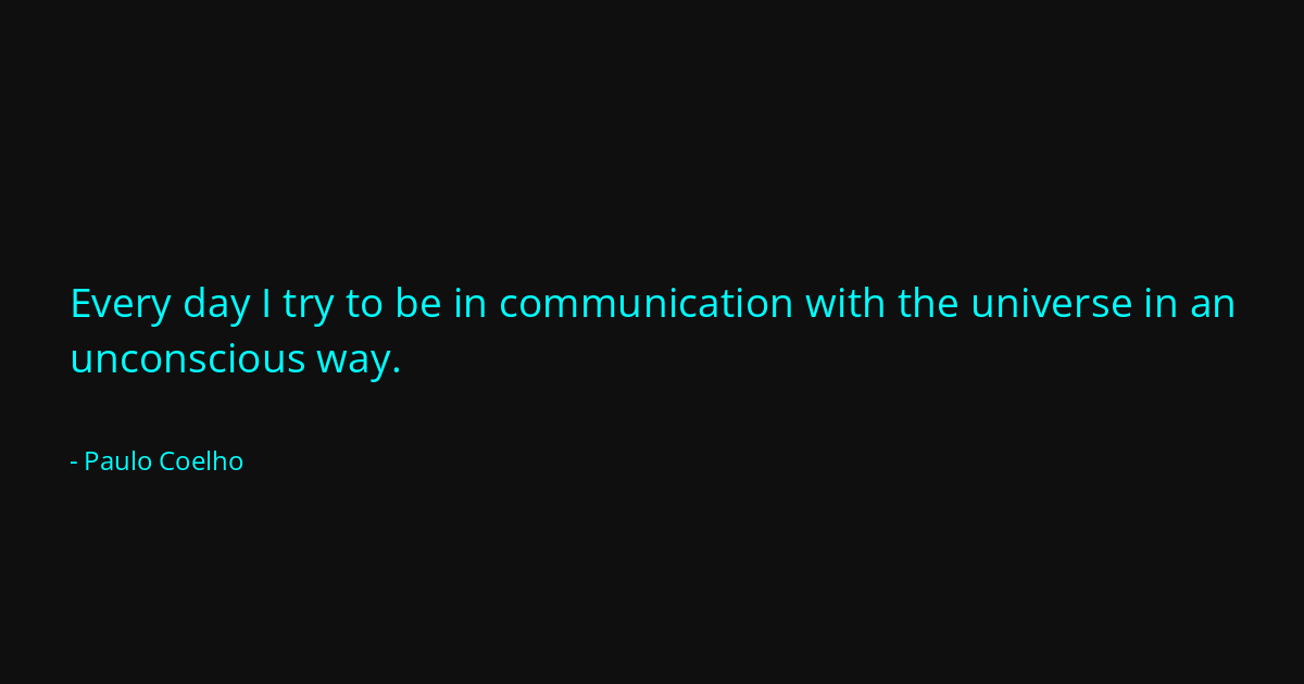 Quote by Paulo Coelho