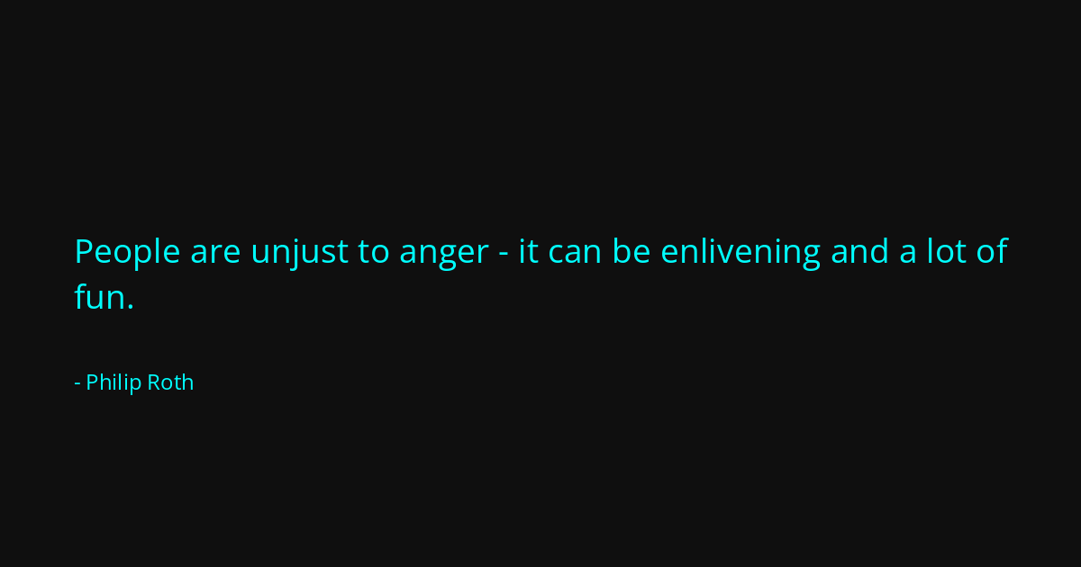 Quote by Philip Roth