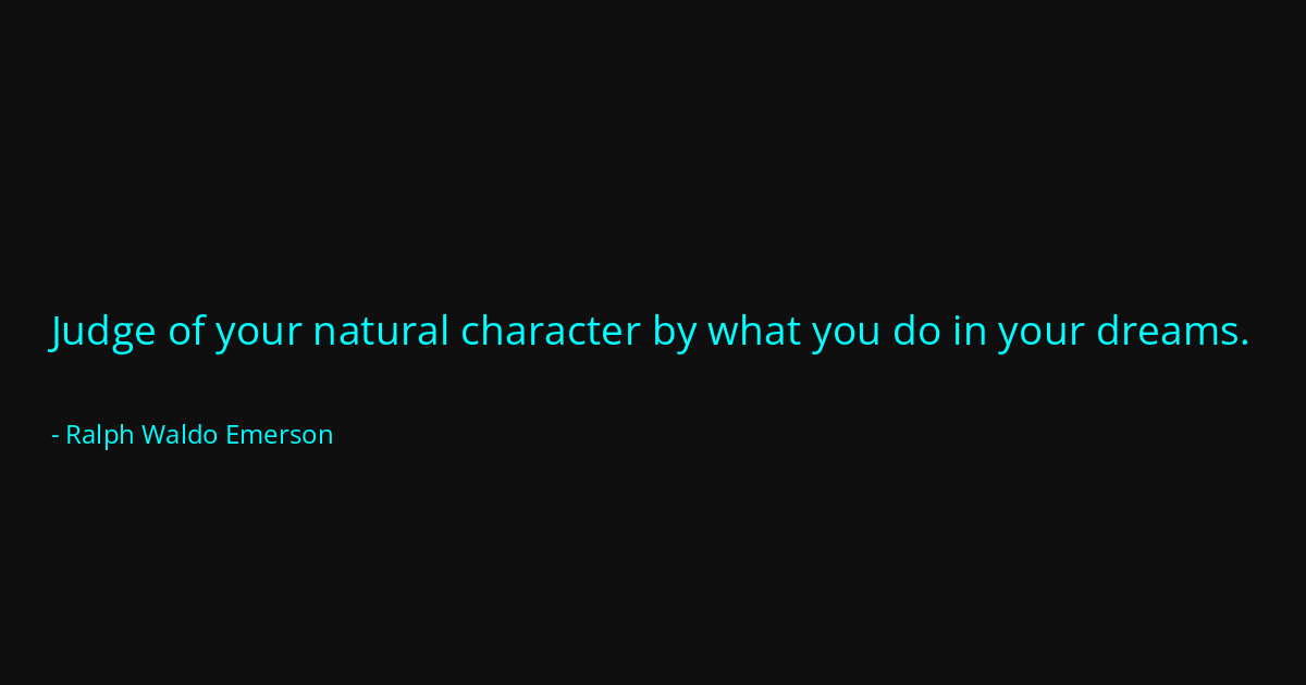 Quote by Ralph Waldo Emerson