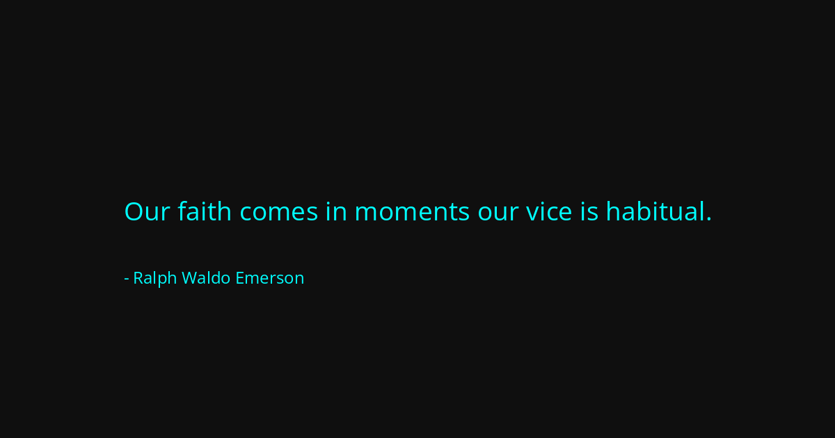 Quote by Ralph Waldo Emerson