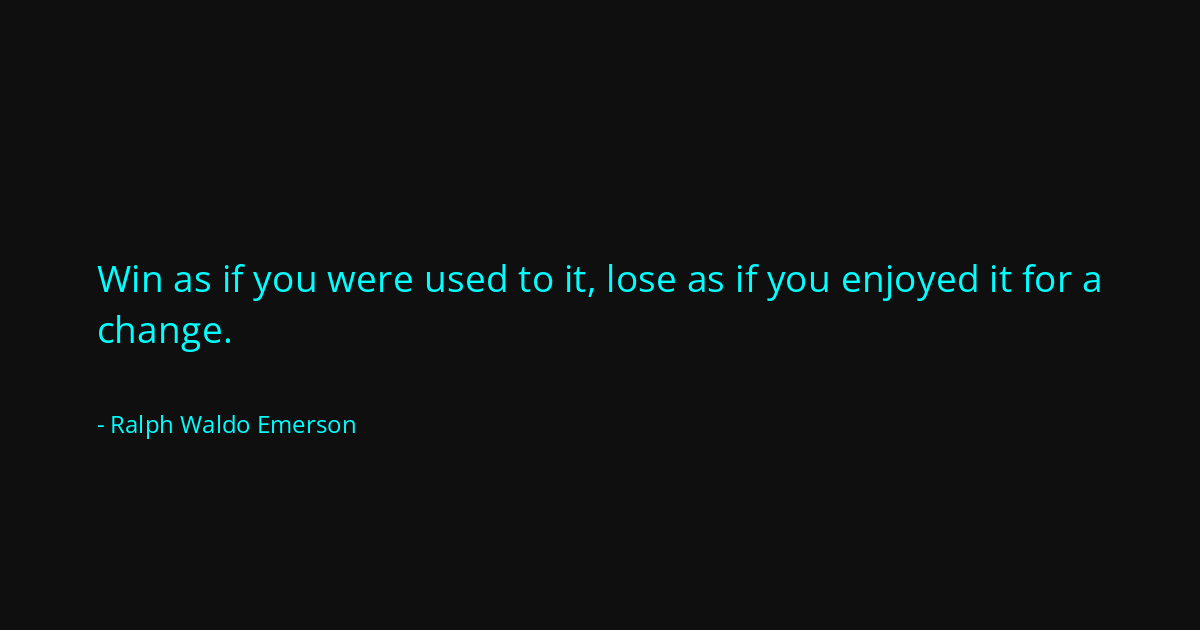 Quote by Ralph Waldo Emerson