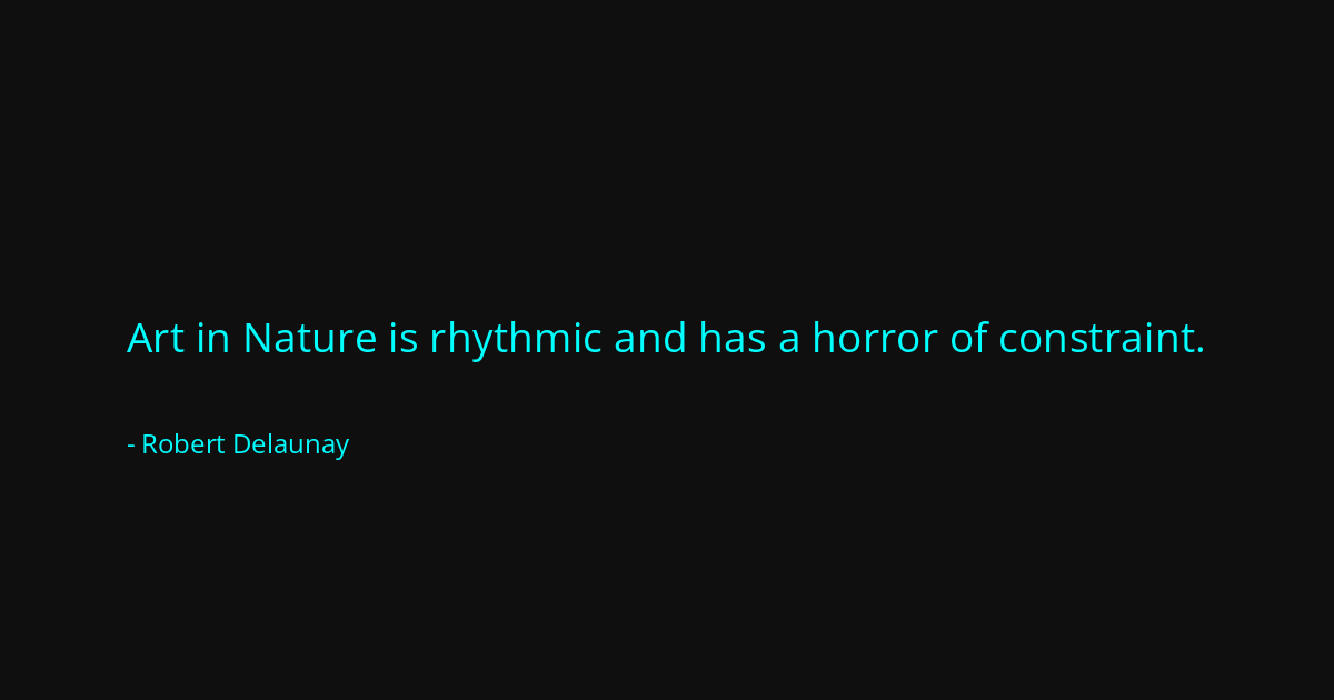 Quote by Robert Delaunay