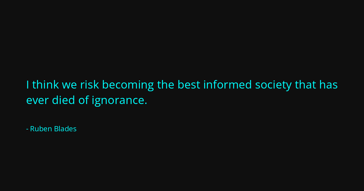 Quote by Ruben Blades