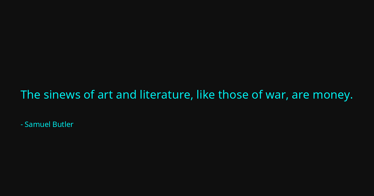 Quote by Samuel Butler