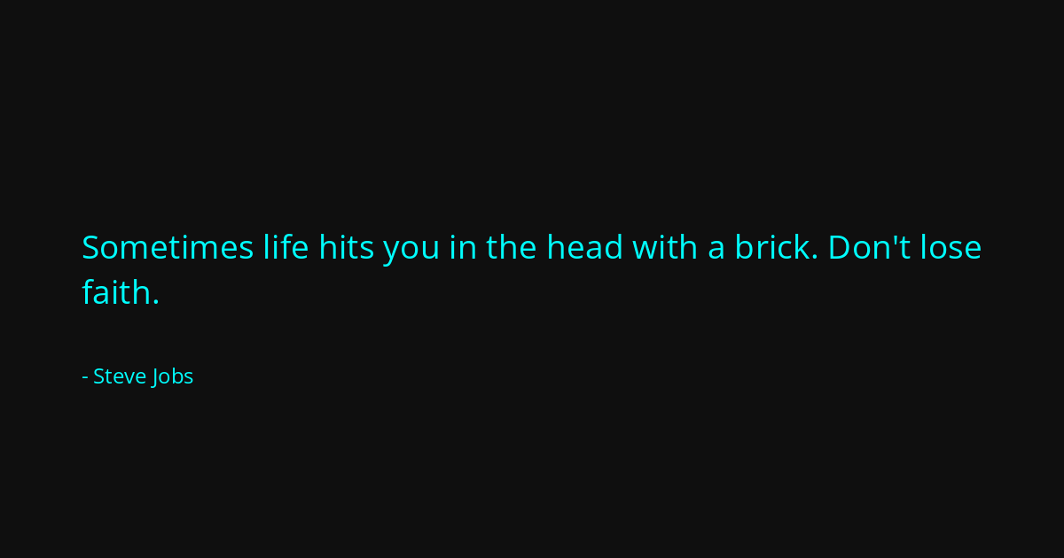 Quote by Steve Jobs